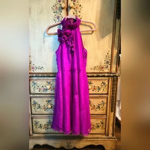 Vintage Fuschia Chiffon Dress by BETTER B.